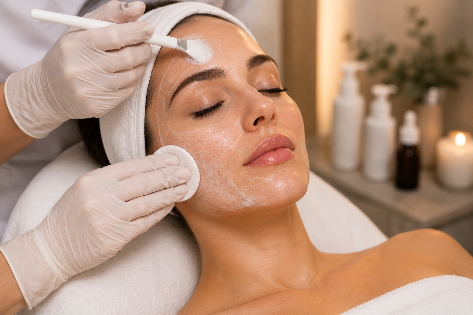 Limpieza facial y rutina de skincare